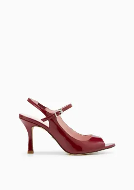 Abbot High Heels - Dark Red