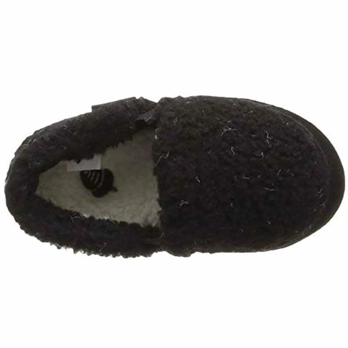 Acorn Kids' Slipperss - Colby Gore Moccasins, Black Berber, K12/13 | A10036ACE12-13