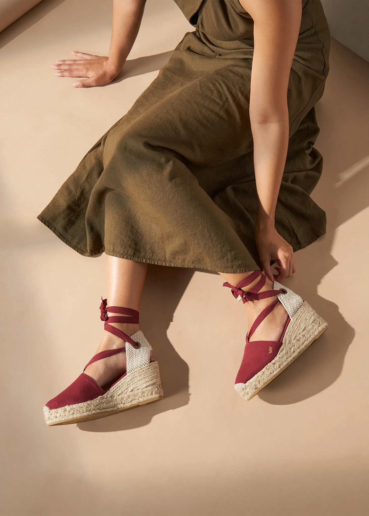 Bisbe Limited Edition Canvas Espadrille Platform Wedges