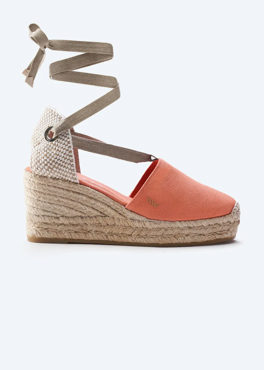 Bisbe Limited Edition Canvas Espadrille Platform Wedges