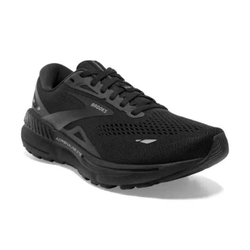 BROOKS Black Running Shoes Lightweight Shock-absorbing Non-slip Sneakers Cushioning Student Body Test Soft-soled Sneakers