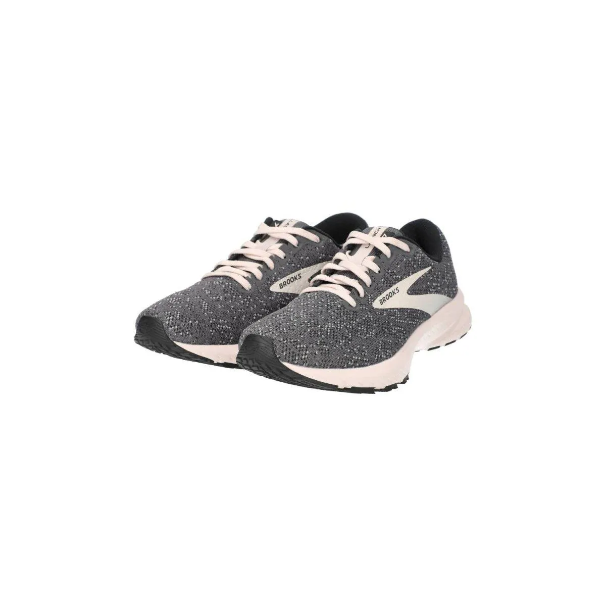 Brooks Launch 7 Running Sport Shoes Fabric Grey Colour For Women