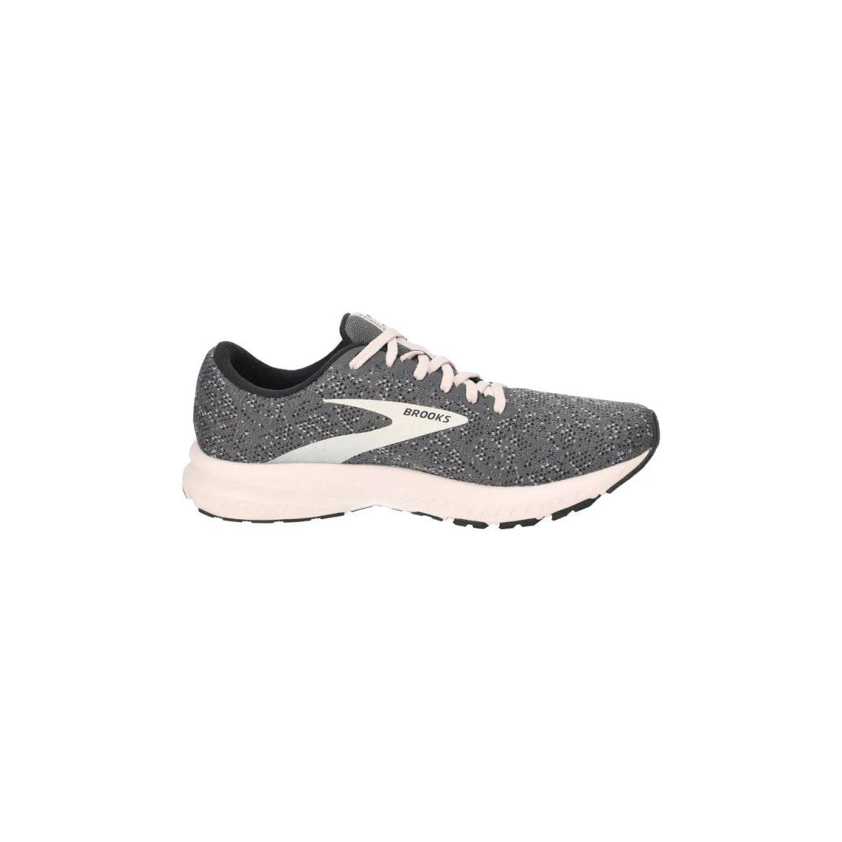 Brooks Launch 7 Running Sport Shoes Fabric Grey Colour For Women