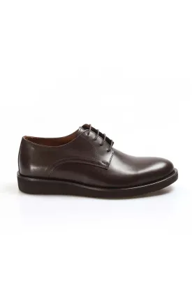 Brown Leather Casual Derby Wessi