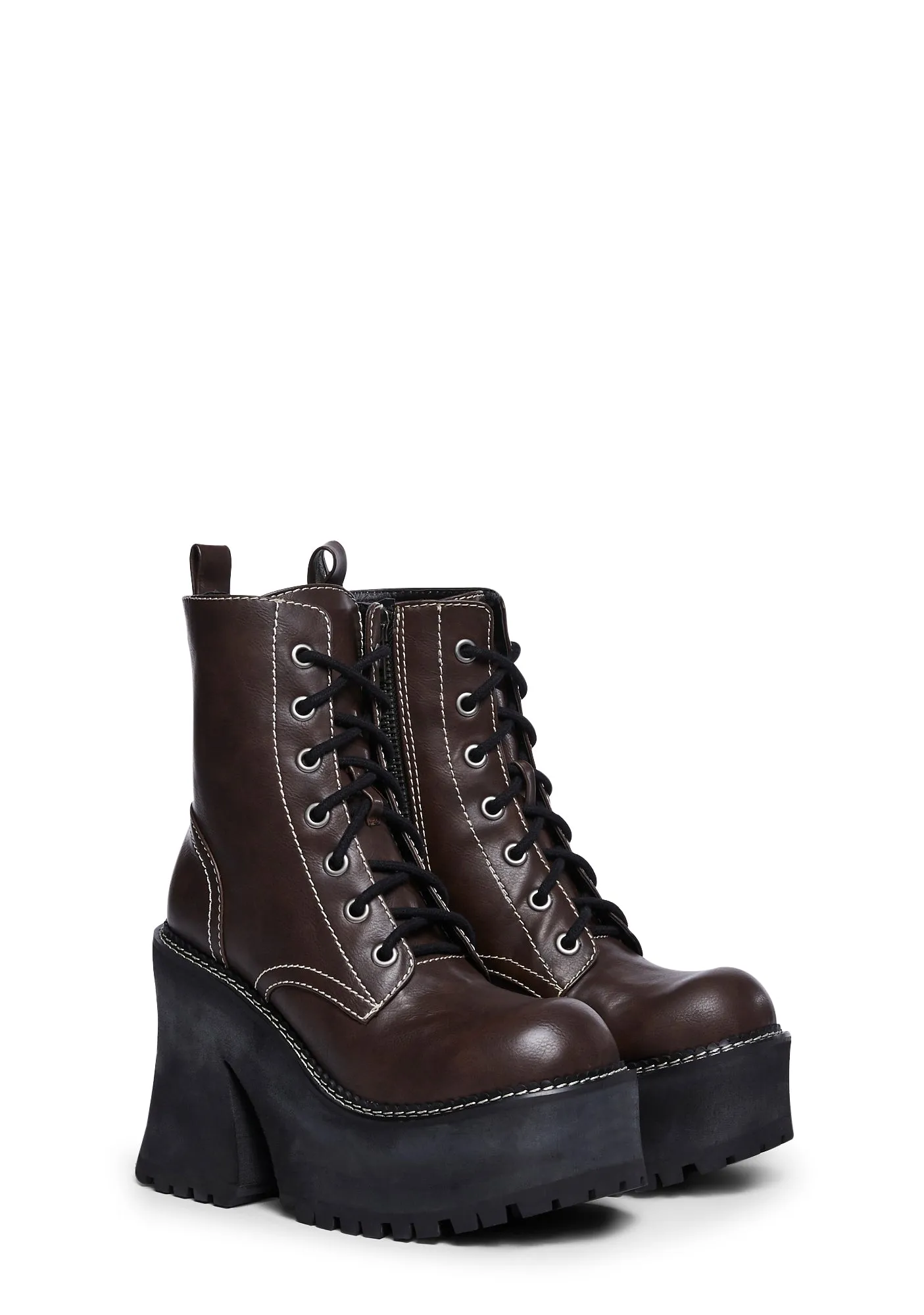 Chocolate Animal Behavior Platform Boots