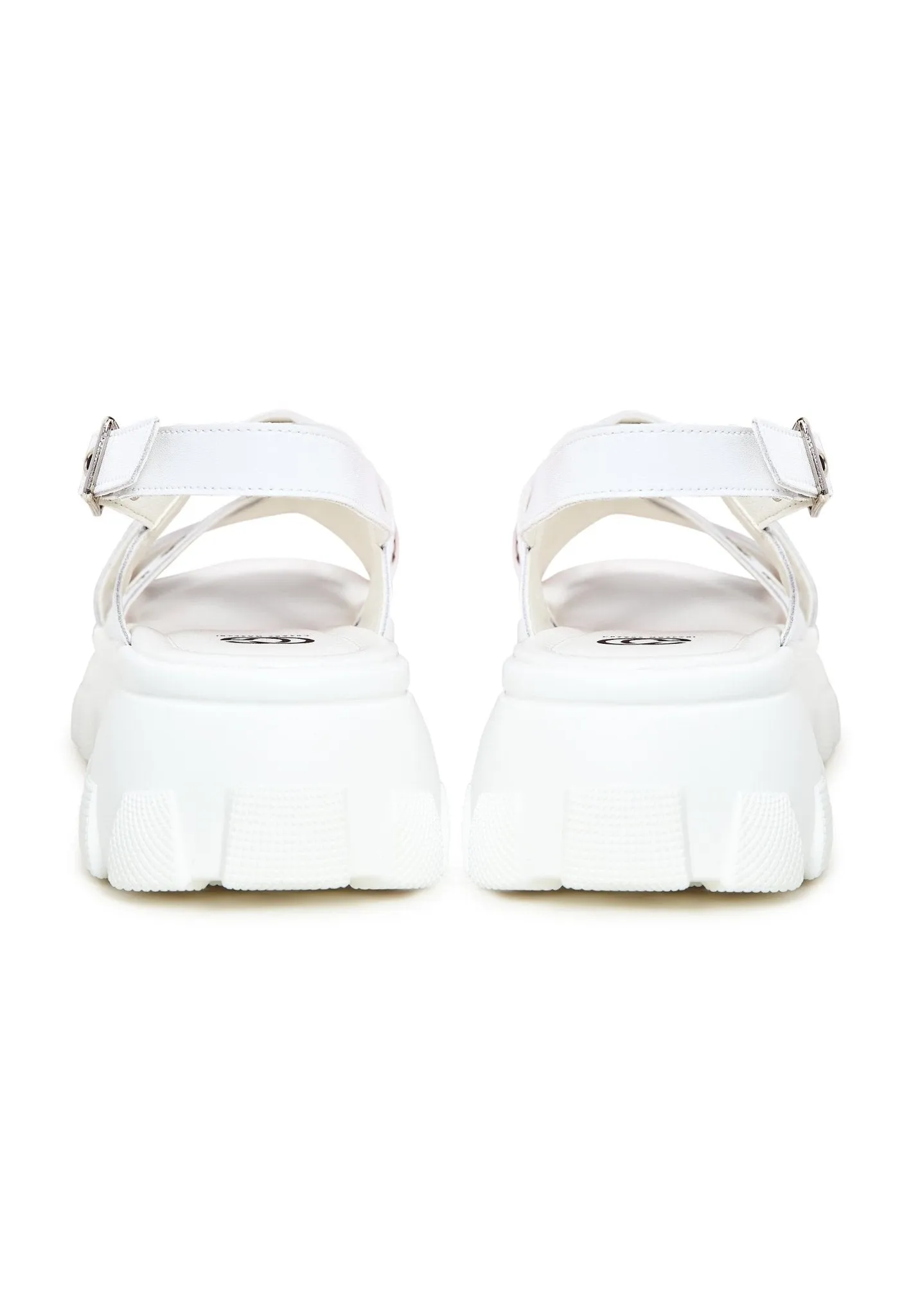 Chunky Platform Sandals - White