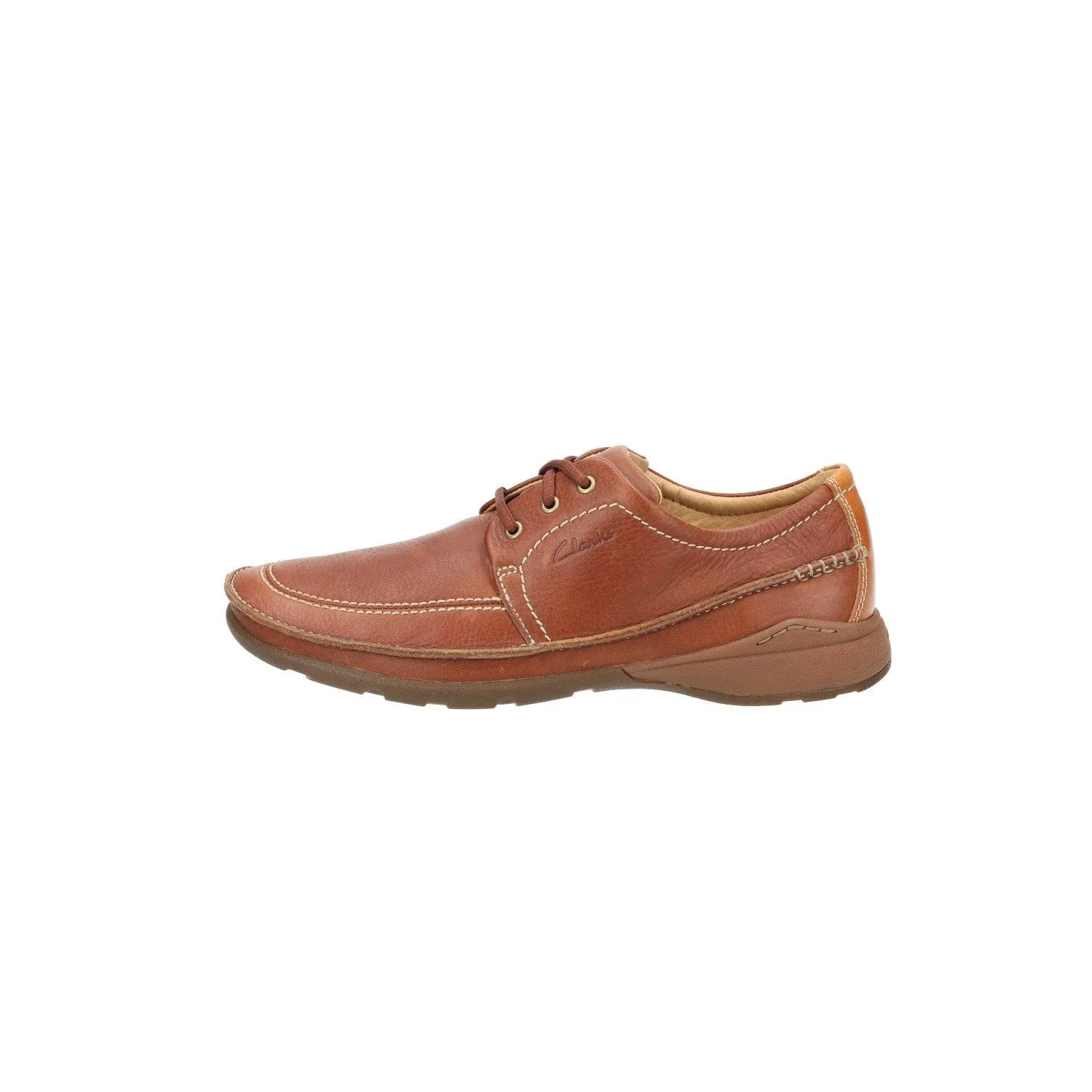 Clarks Radius Mix Casual Lace Ups Leather Brown Colour For Men