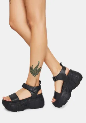 Draconia Vegan Platform Sandals