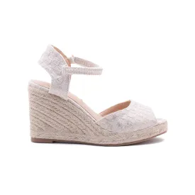 Flora Light Gold Espadrilles