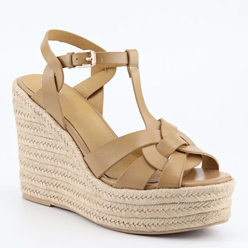 Funki Buys | Shoes | Women's Cross Plait High Wedge Sandals