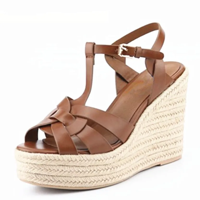 Funki Buys | Shoes | Women's Cross Plait High Wedge Sandals