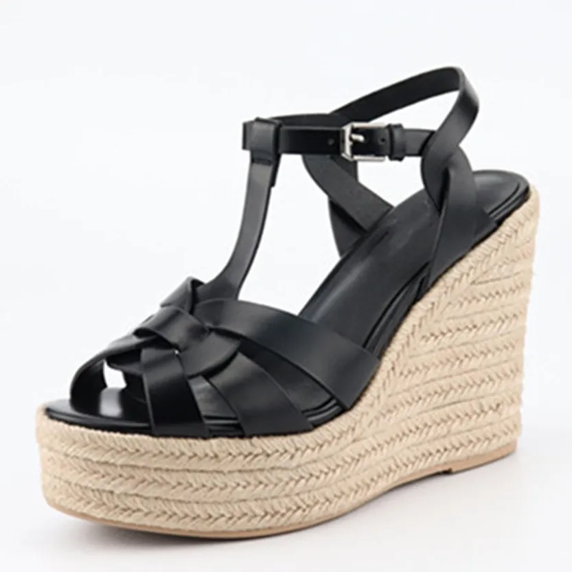 Funki Buys | Shoes | Women's Cross Plait High Wedge Sandals