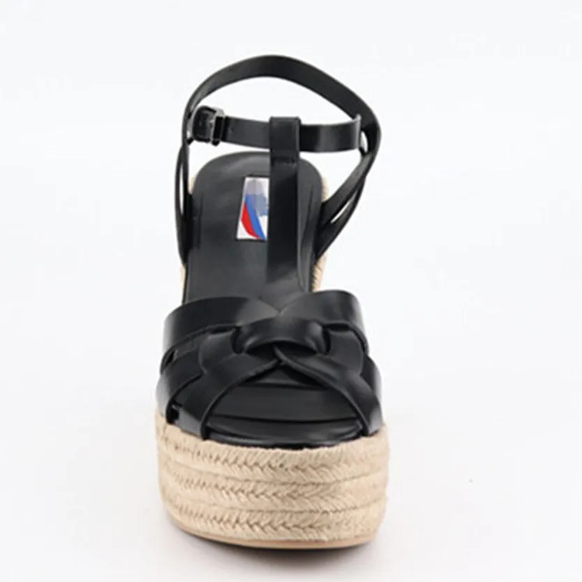 Funki Buys | Shoes | Women's Cross Plait High Wedge Sandals