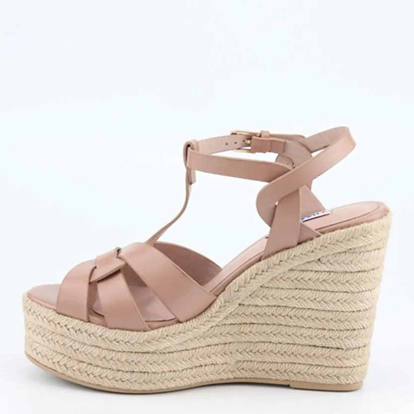 Funki Buys | Shoes | Women's Cross Plait High Wedge Sandals