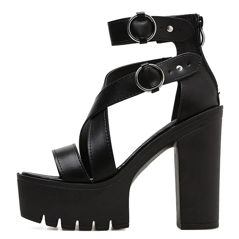 Funki Buys | Shoes | Women's High Gothic Platform Sandals