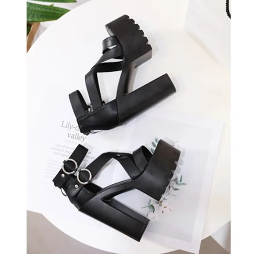 Funki Buys | Shoes | Women's High Gothic Platform Sandals