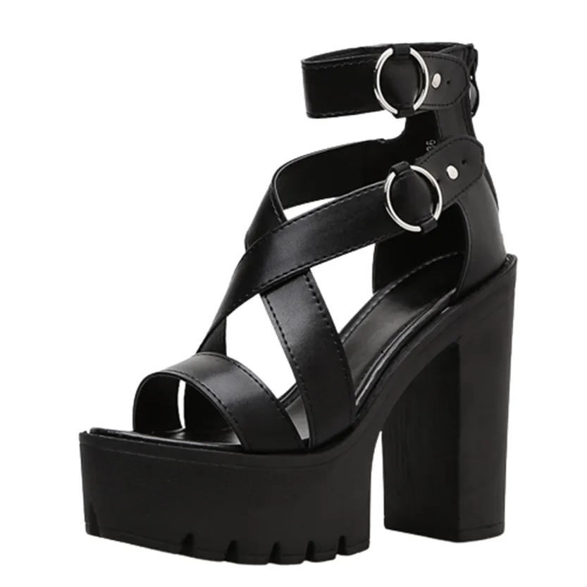 Funki Buys | Shoes | Women's High Gothic Platform Sandals