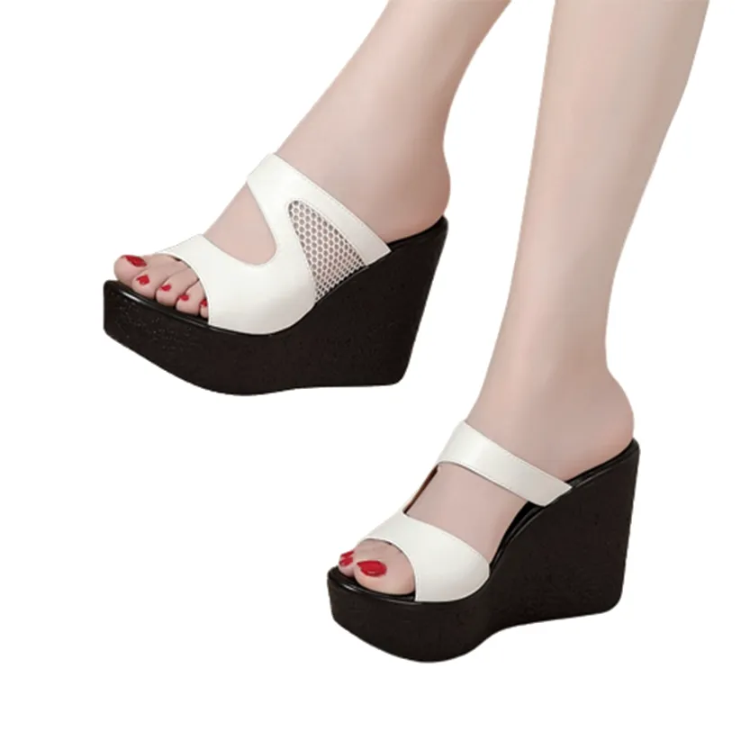 Funki Buys | Shoes | Women's Platform Wedge Mesh Sandals