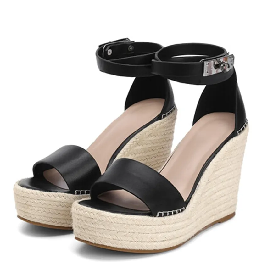 Funki Buys | Shoes | Women's Roman Style High Wedge Sandal