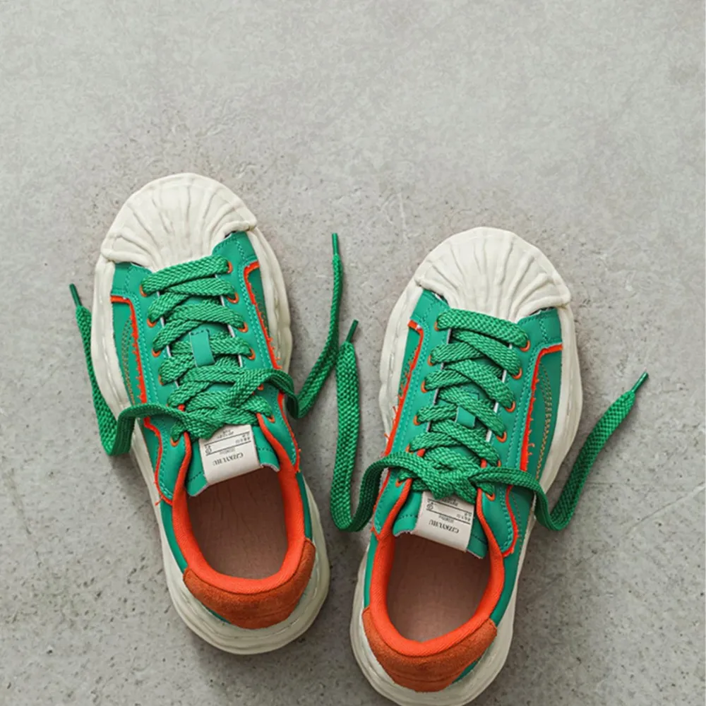 “Green Tongue”Shoes