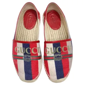 Gucci Sylvie Logo Espadrilles