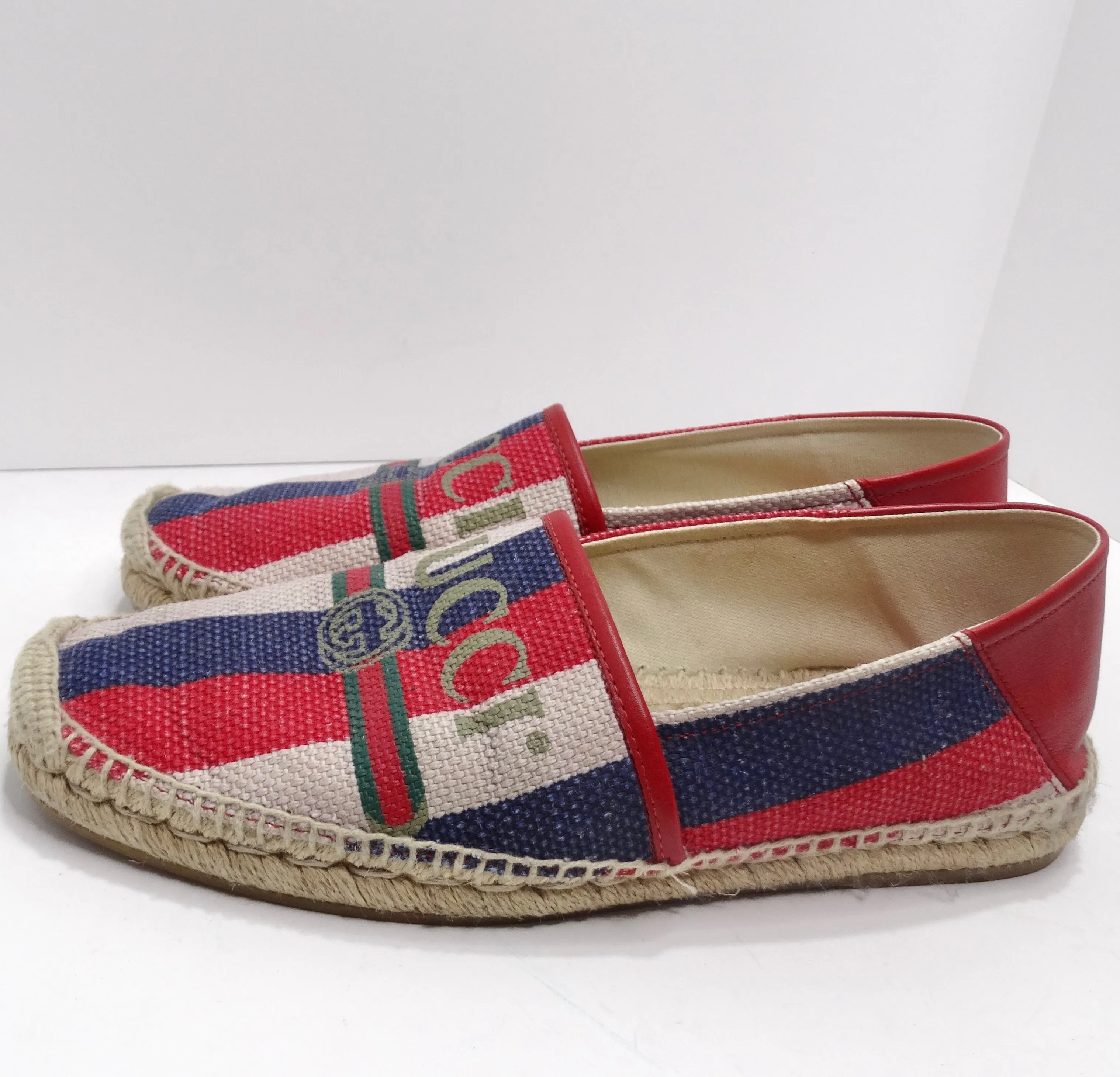 Gucci Sylvie Logo Espadrilles