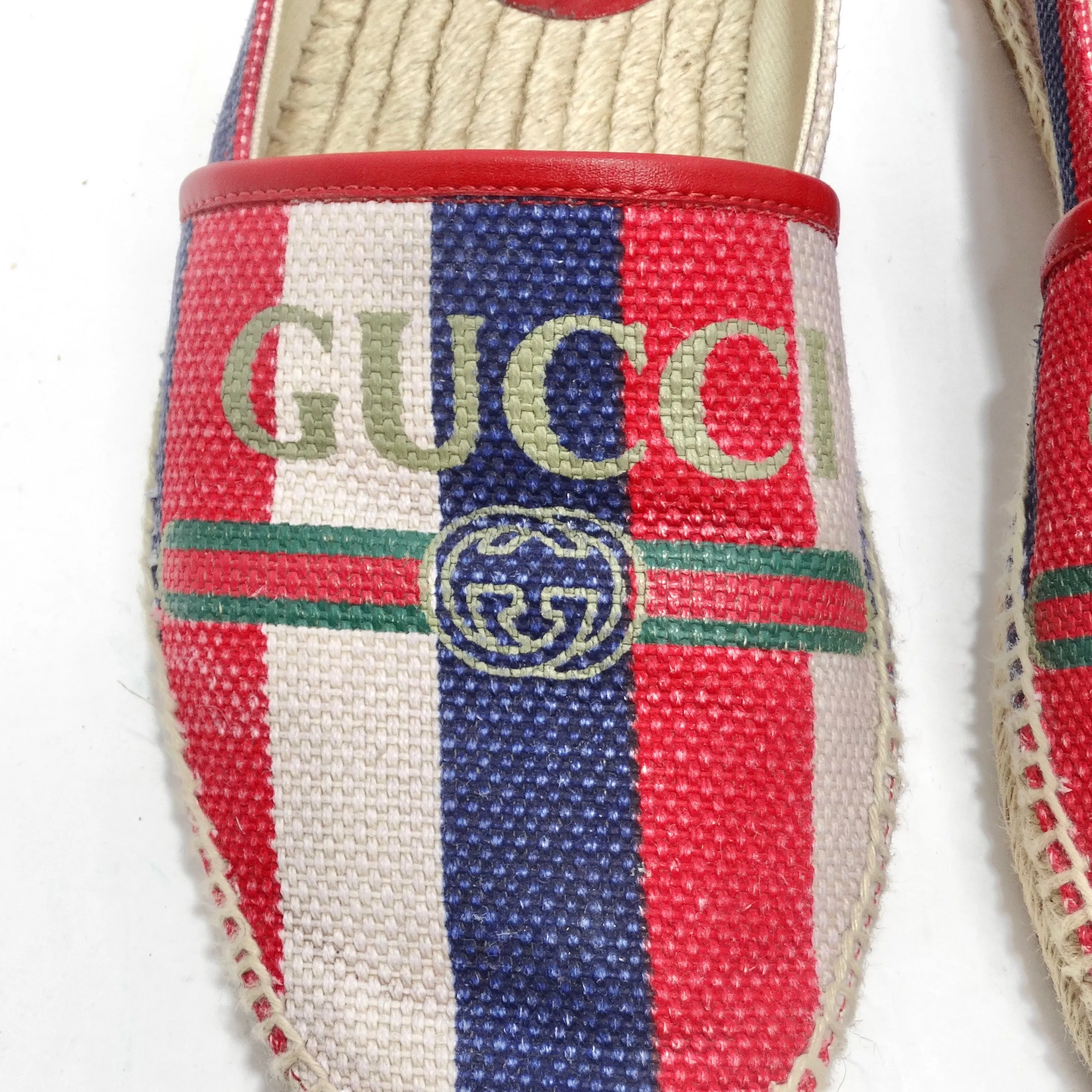 Gucci Sylvie Logo Espadrilles