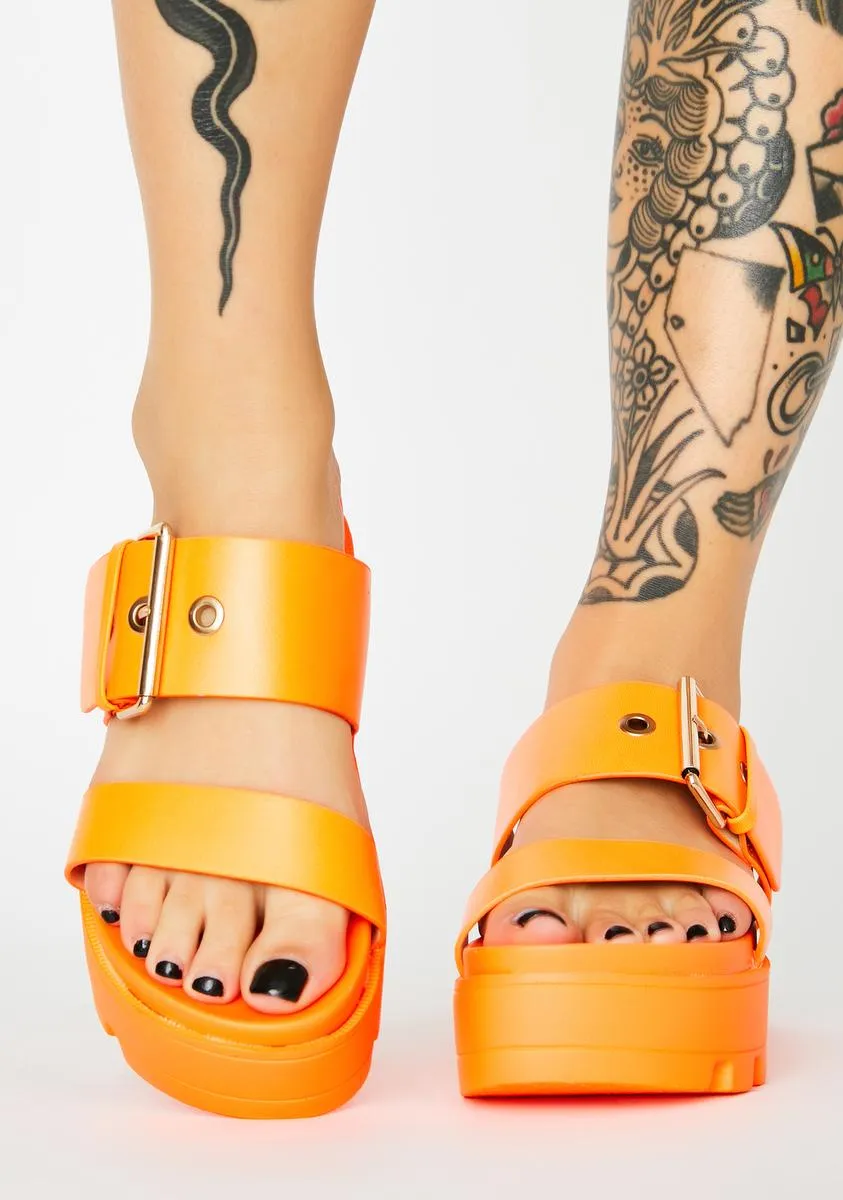 Juice Settle Down Platform Sandals