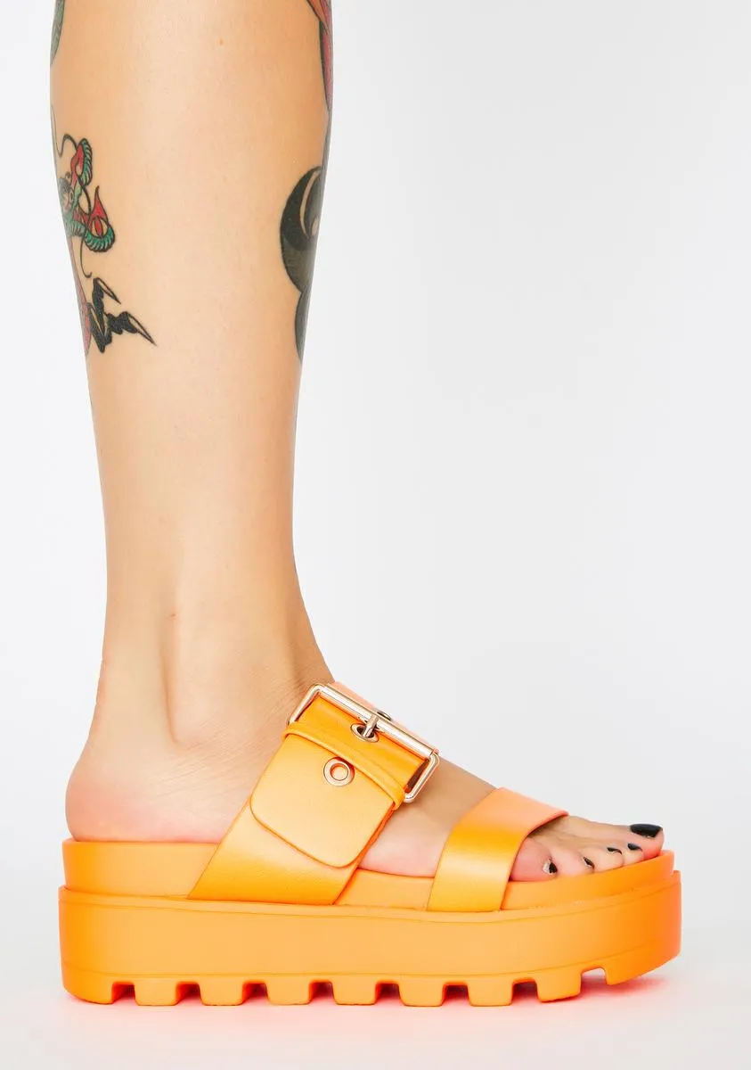 Juice Settle Down Platform Sandals