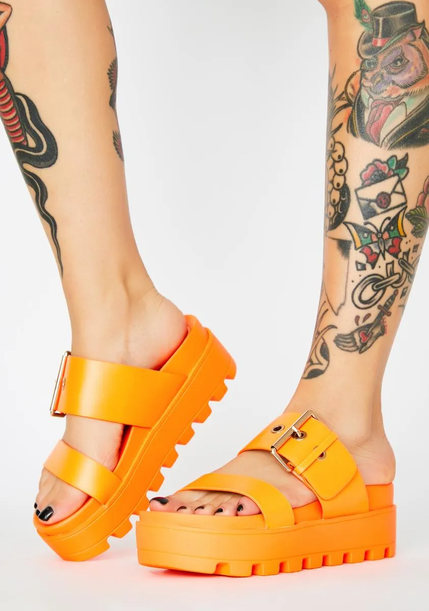 Juice Settle Down Platform Sandals