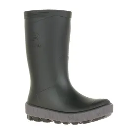 Kamik Black Charcoal Riptide Youth Rain Boot