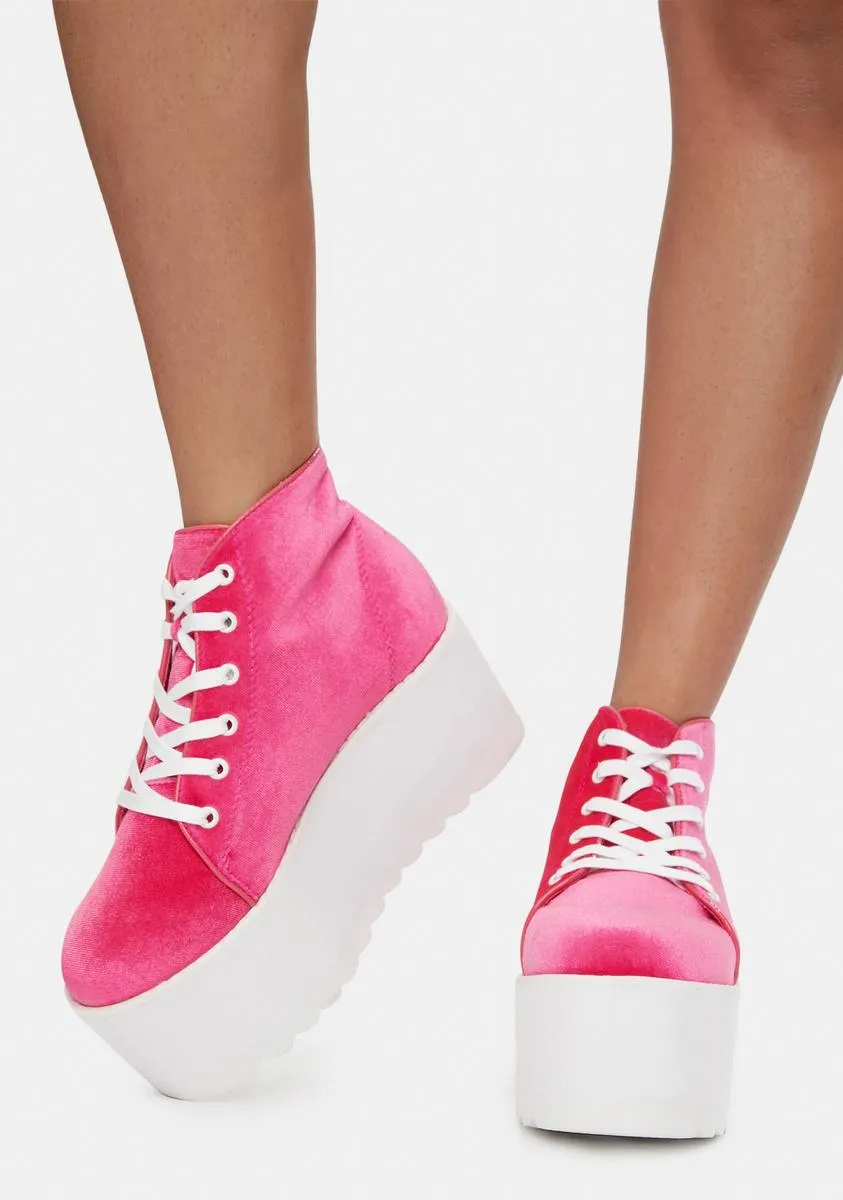 Light Pink Barletta Platform Sneaker