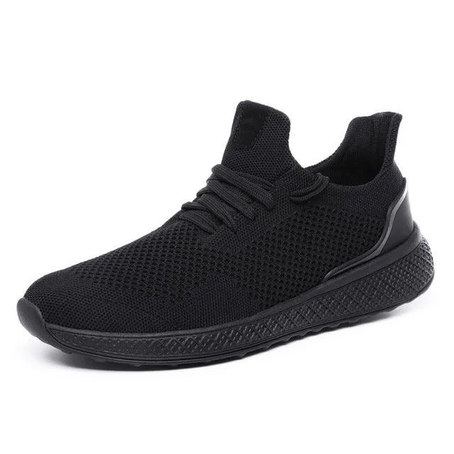 Lightweight Breathable Running Sneakers for Men - Casual Mesh Sports Shoes