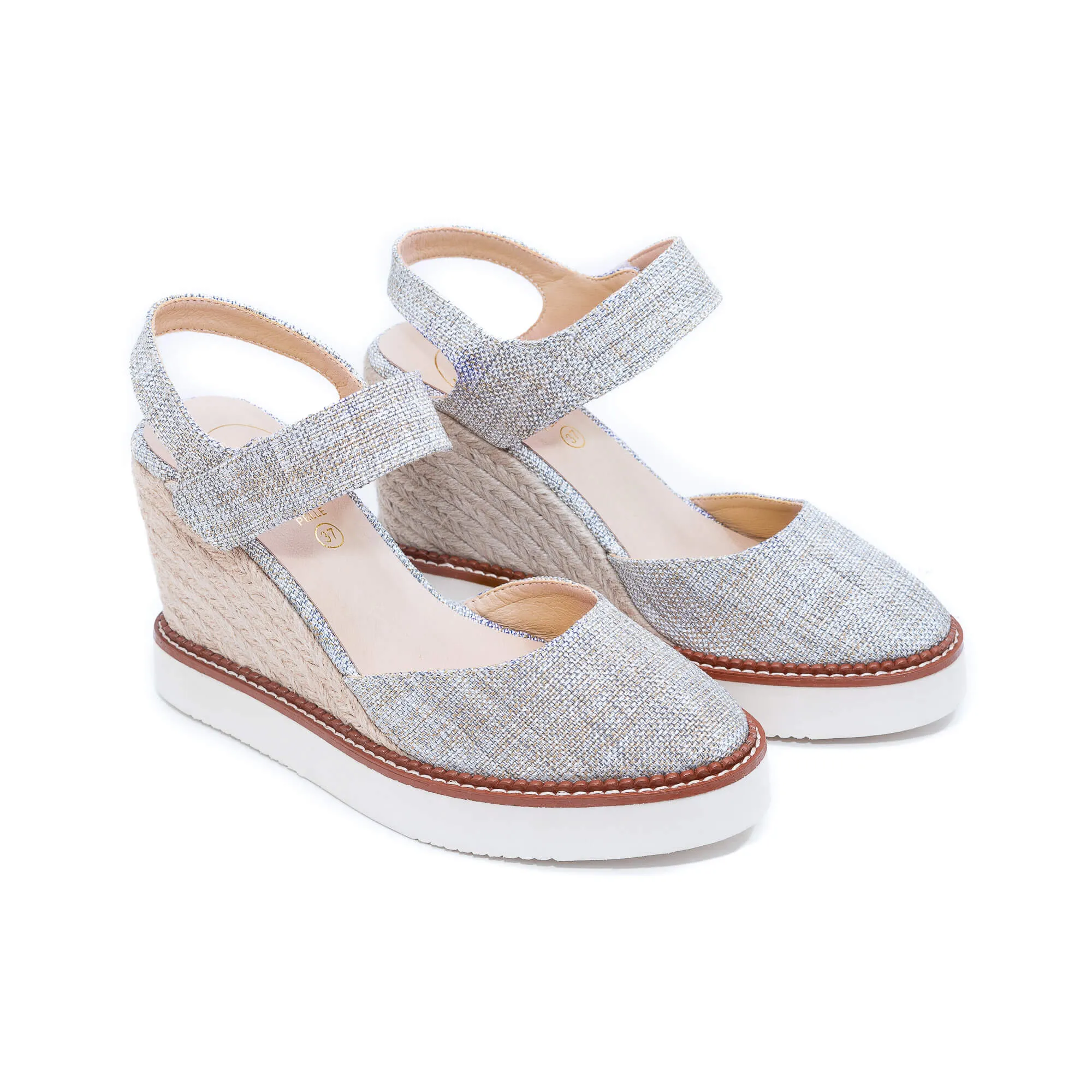 Livia Silver Espadrilles