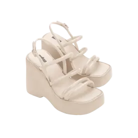 Melissa Jessie Platform Sandals Beige