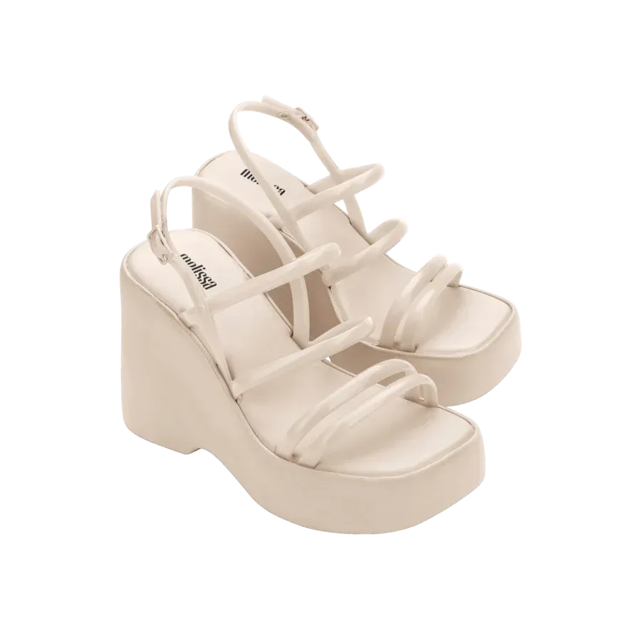 Melissa Jessie Platform Sandals Beige