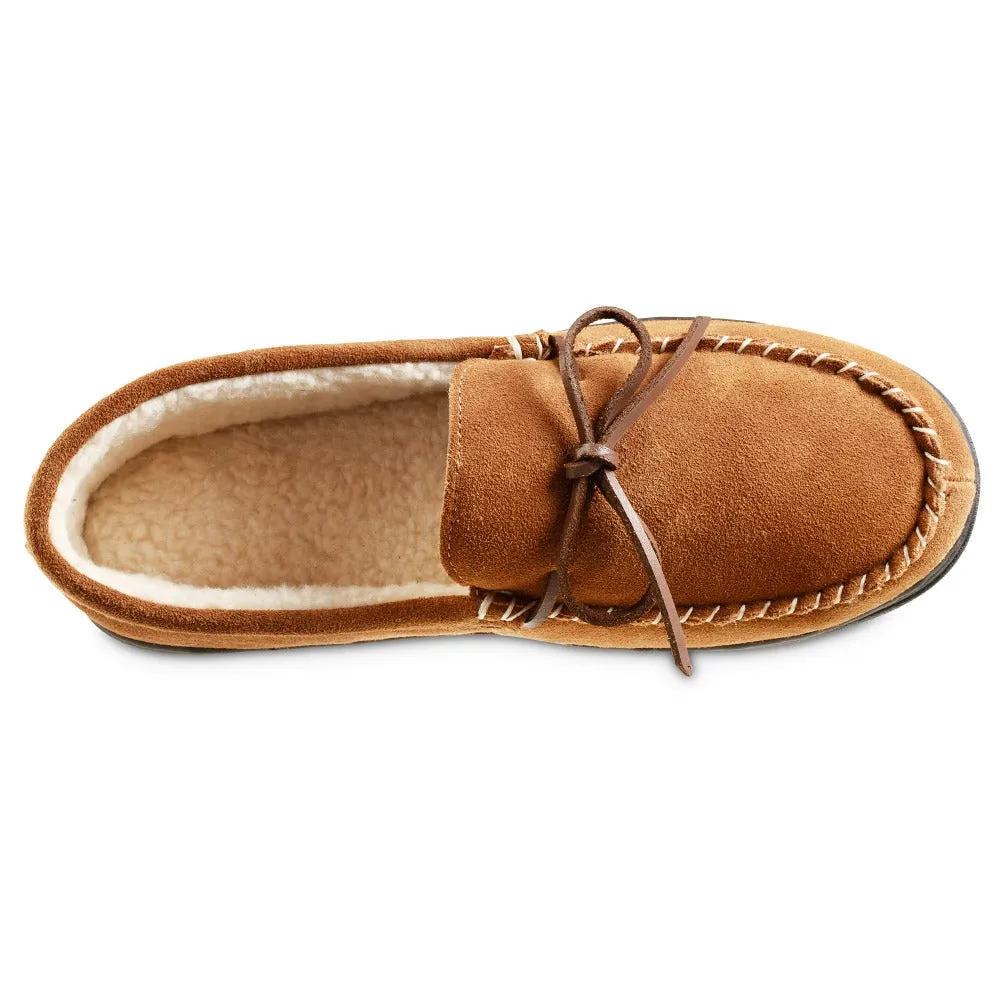 Men's Genuine Suede Moccasin Slippers