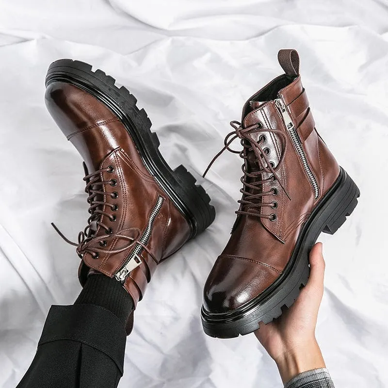 Mid-top Round Head Chelsea Men's Boots for Every Occasion