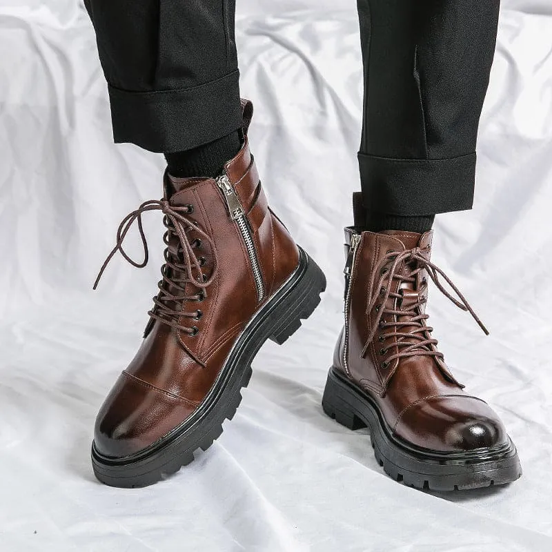 Mid-top Round Head Chelsea Men's Boots for Every Occasion