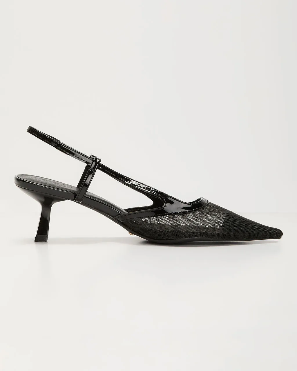 Moira Mesh Slingback Kitten Heel