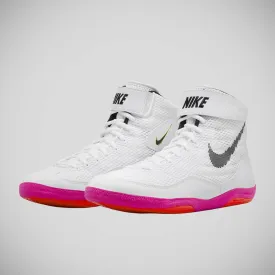 Nike Inflict SE Wrestling Boots White/Black/Pink