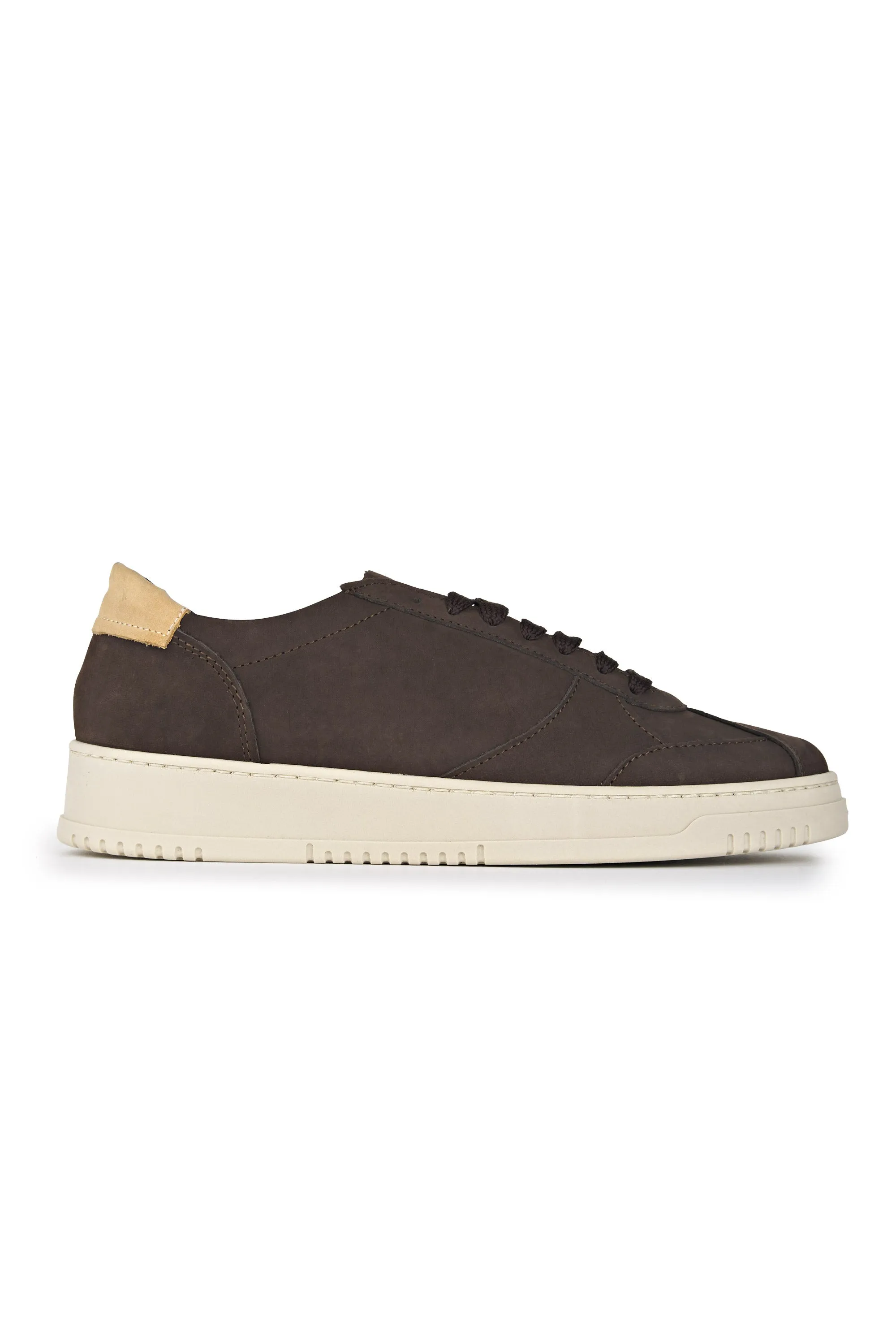 Nubuck Leather Court Sneakers