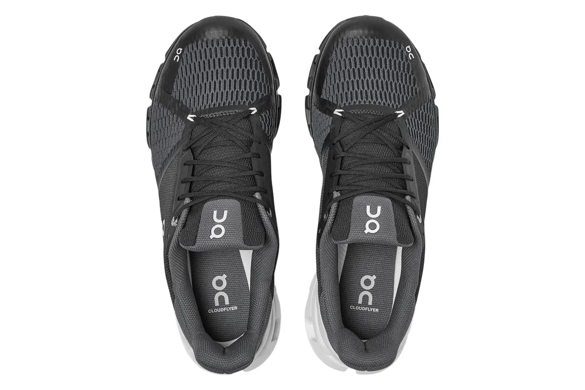 On Cloudflyer 4 2E Black/White Mens