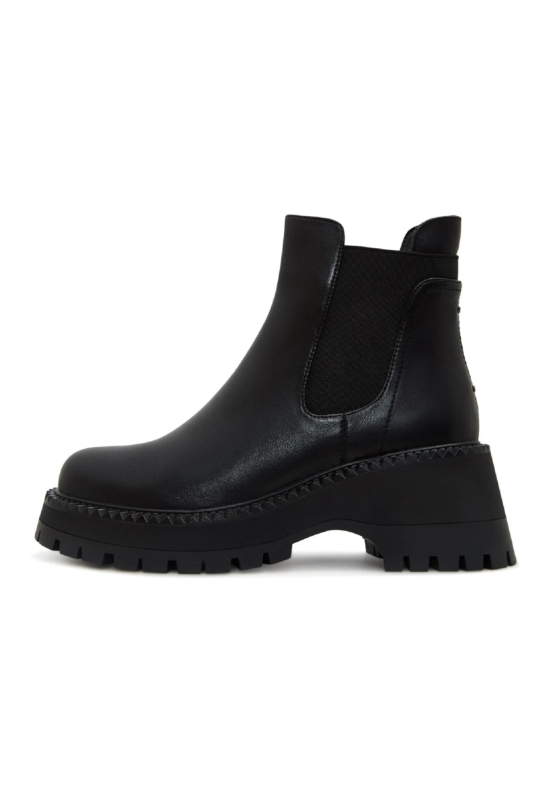 Platform Chunky Chelsea Boots - Black