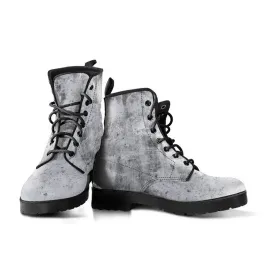 Sidewalker  Memory Foam Boots | All Season Lace Up Boots | Vegan Leather Combat Boot by Manifestie