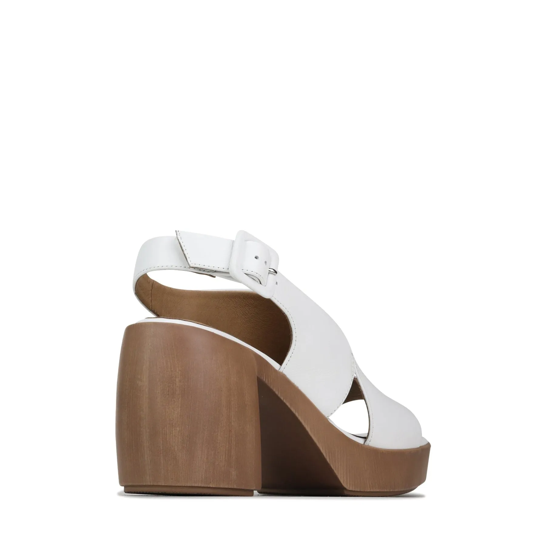 SPICER  LEATHER BLOCK HEEL SANDALS