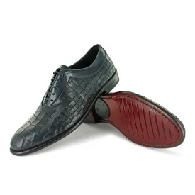 T2105 - Midnight Blue Moc Croc