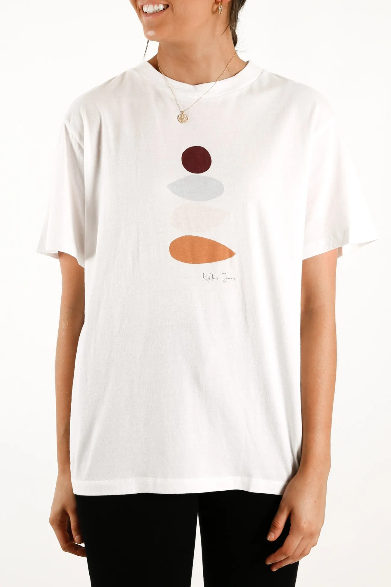 Tomboy Paper Cut Tee White