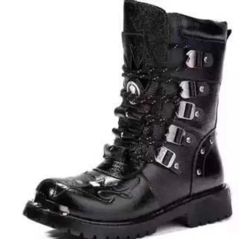 Versatile High-top Men’s Punk and Goth Boots for Every Occasion