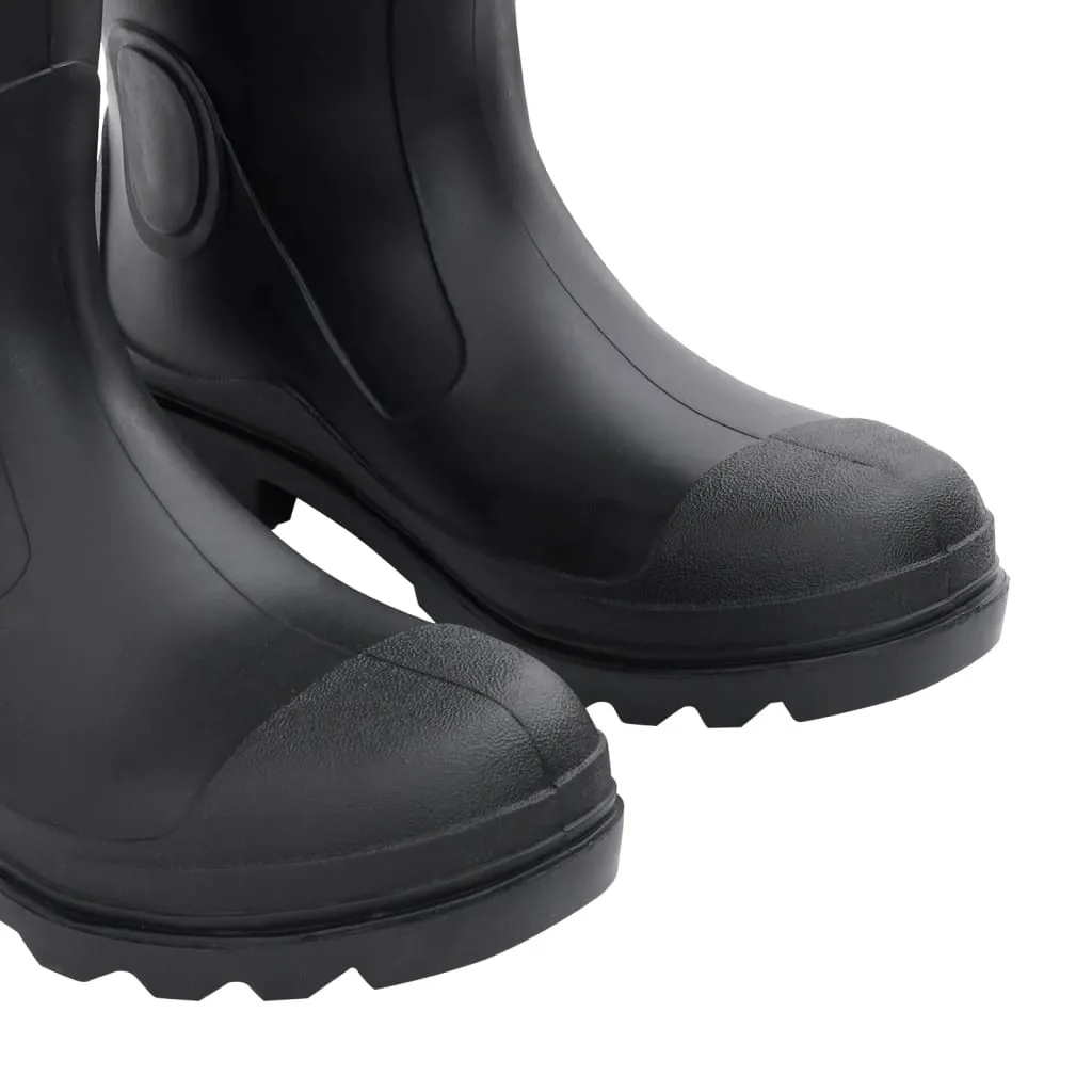 vidaXL Rian Boots with Removable Socks Black Size 41 PVC